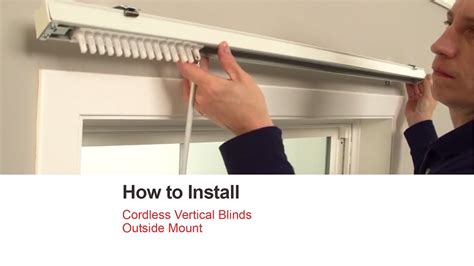 how to install blinds with metal brackets youtube|installing your own blinds.